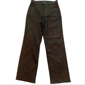 Express Super High Rise Glitter Sparkly Slim Ankle Jeans